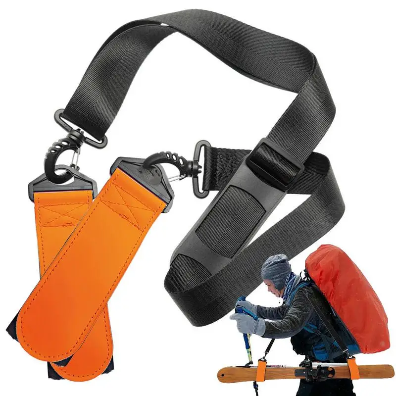 Adjustable Ski Straps Outdoor Sports Snowboard Fixed Strap Stylish Design Fixing Tool for Different Heights and Body Types