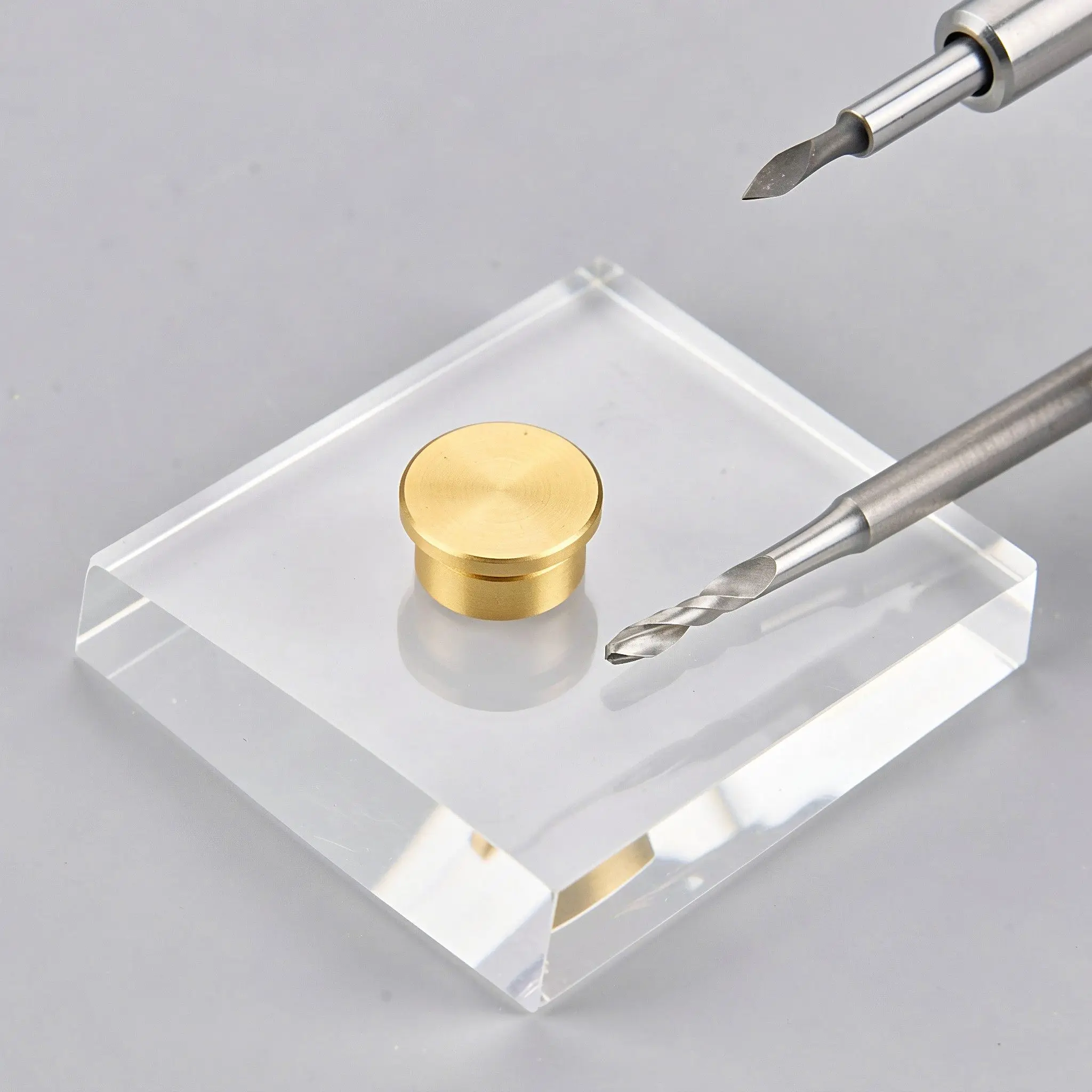 20pcs Nail Art Spindle Charms - Rotating Metal Spinner for 3D Nail Design