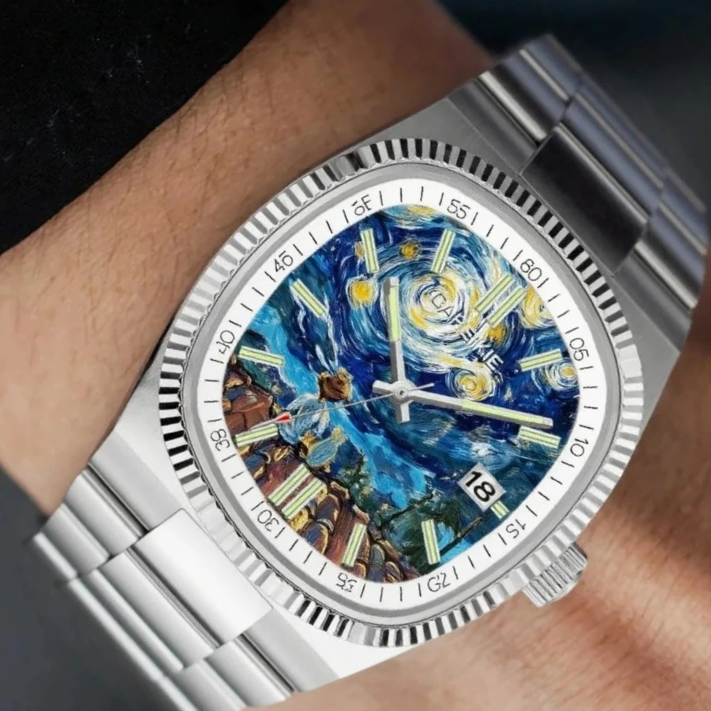 Business Cartoon Creative Animation Quartz Watch Men High Quality Hot Casual Steel Top Sport AAA Men Watch Male Clock Relogio