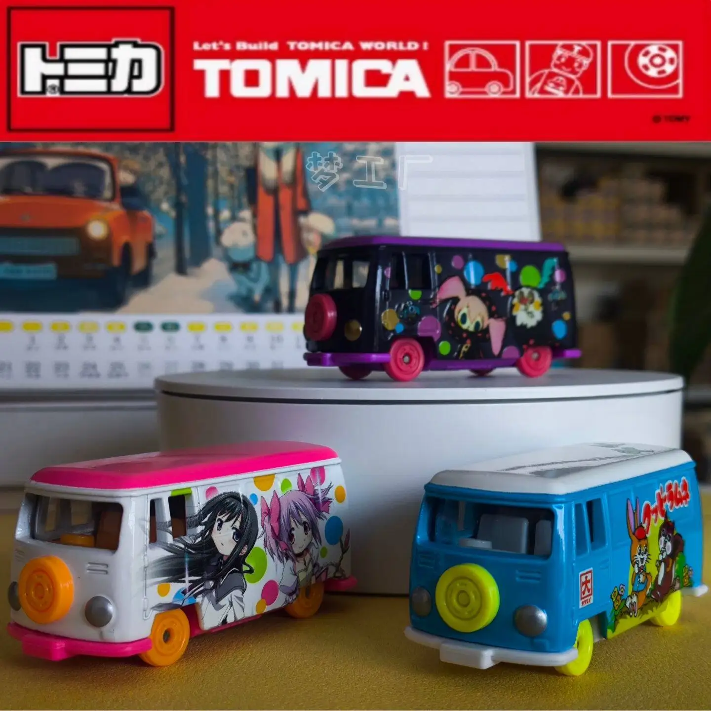 

Takara Tomy Dream Tomica SP Puella Magi Madoka Magica Candy Witch Alloy Car Diecast Model Mini Vehicle Toy For Kids Collection