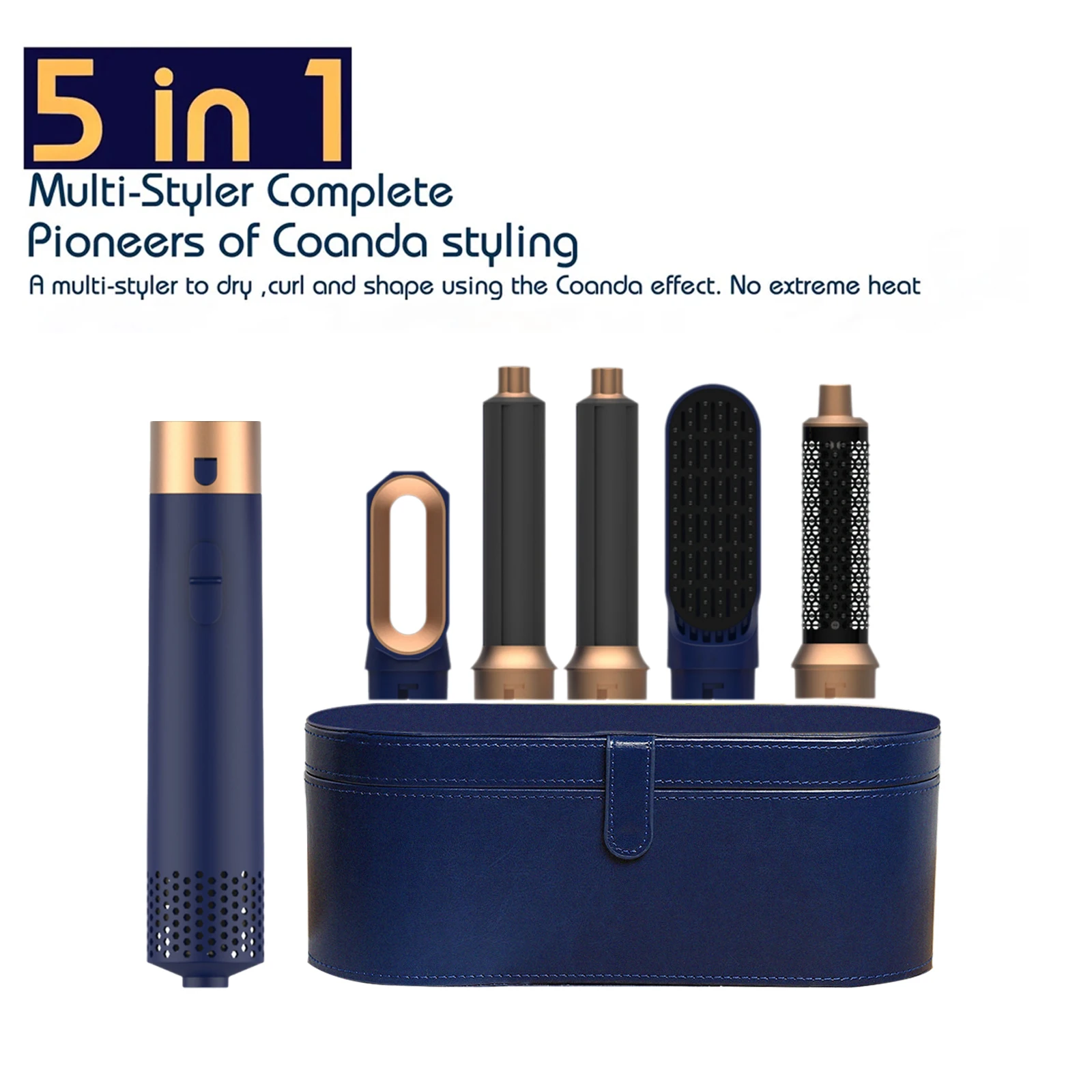 5-in-1 Hair Dryer Curler Set Air Wrap Set Professional Curling Iron Hair Straightener Multi-Function Styler  hair curler