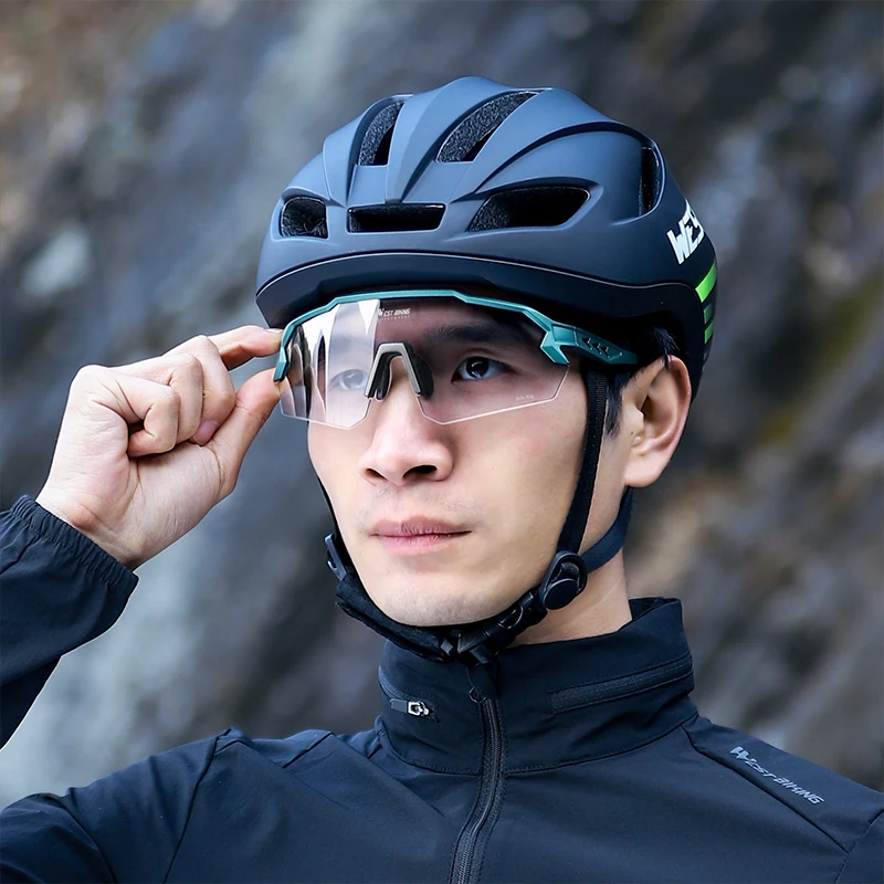WEST BIKING Bicycle Glasses Photochromic Sunglasses Anti-fog Men Women MTB Cycling Road Eyewear New Outdoor Hiking Bike Goggles