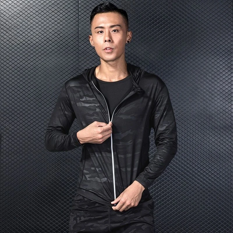 

Быстросохнущая мужская толстовка с капюшоном на молнии, дышащие камуфляжные роскошные топы Y2k, винтажная простая мужская толстовка высокого качества без бренда с капюшоном