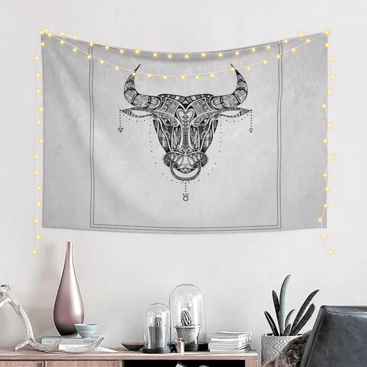 Taurus Tapestry House Decorations Home Decor Aesthetic Decorative Wall Murals Aesthetic Room Decoration Tapestry