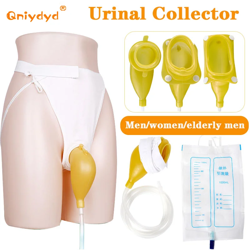 Portable Reusable Male and Female Urine Bag Urinal Urinal Collector Urinary Incontinence