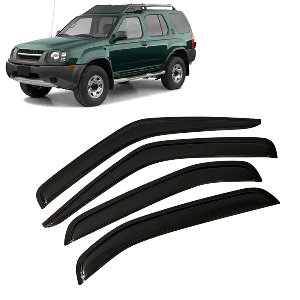 

Window Visor for NISSAN XTERRA WD22 2000 2001 2002 2003 2004 Wind Deflectors Rain Guards Door Visor Vent Shades Ventvisor