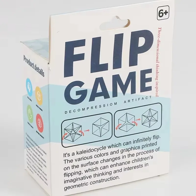 3D Stereo Geometrie Magische Kubus Veelzijdig Onbeperkt Decompressiehulpmiddel Kinderen Puzzel Kantoor Stress Relief Educatief Speelgoed