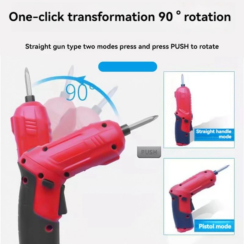 Handheld Electric Drill Impact Drill Household Hand Drill Can Rotate Multi Functional Electric Screwdriver Repair Tools