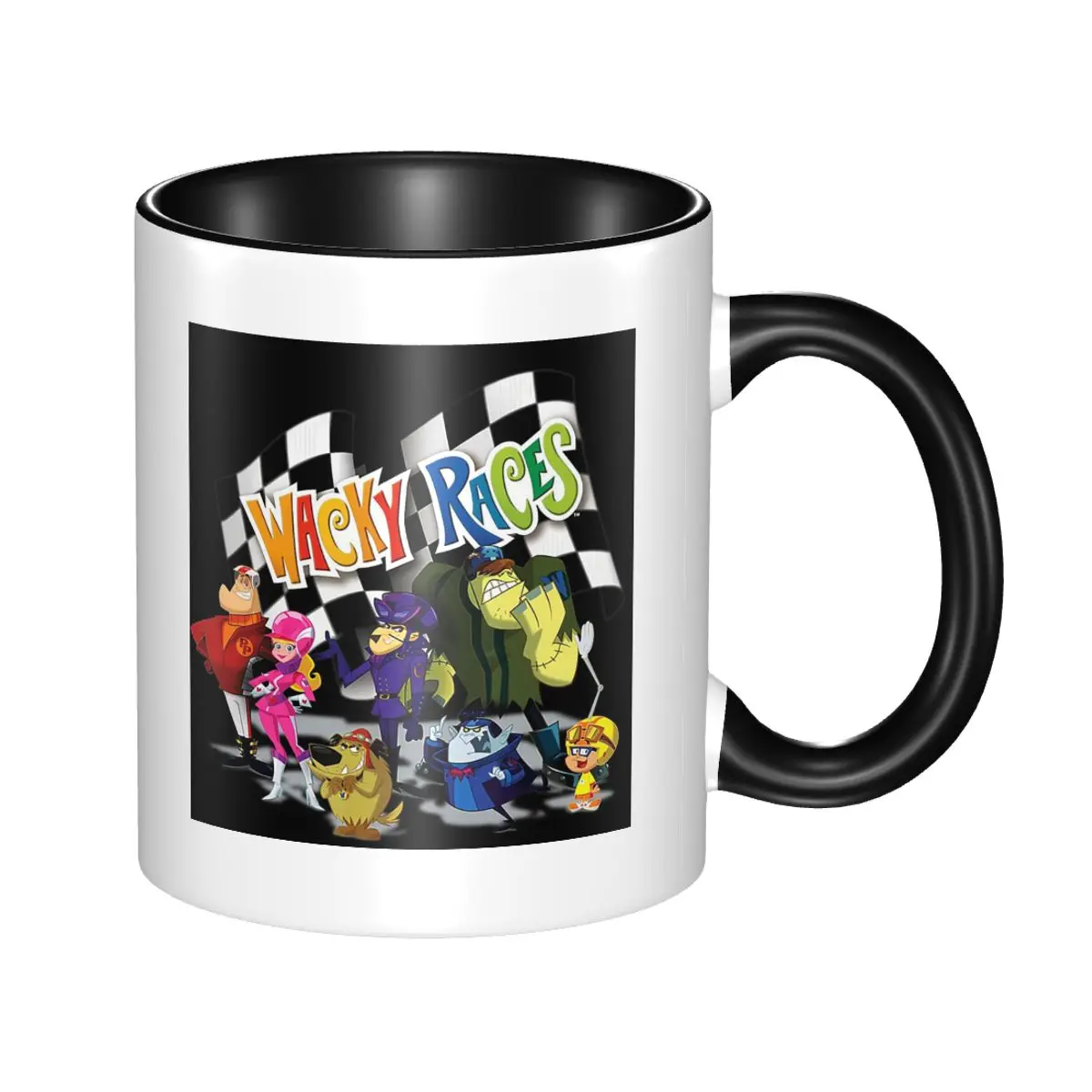 Muttley Laughings Wacky Races Cartoon Dog Mug Funny Ceramic Coffee Cups Tea Mugs Milk Cup Drinkware Gift for Friends