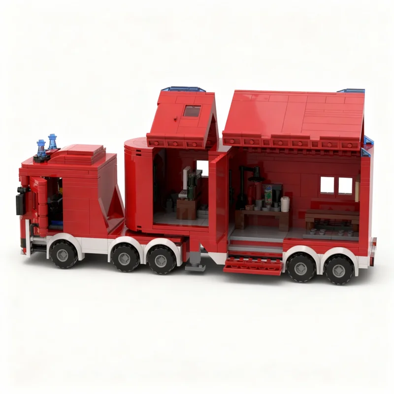 

673pcs MOC Feuerwehr ELW 2 Freestyle Model Building Blocks Construction Toy Christmas Gifts DIY Creative Idea Education Assemble