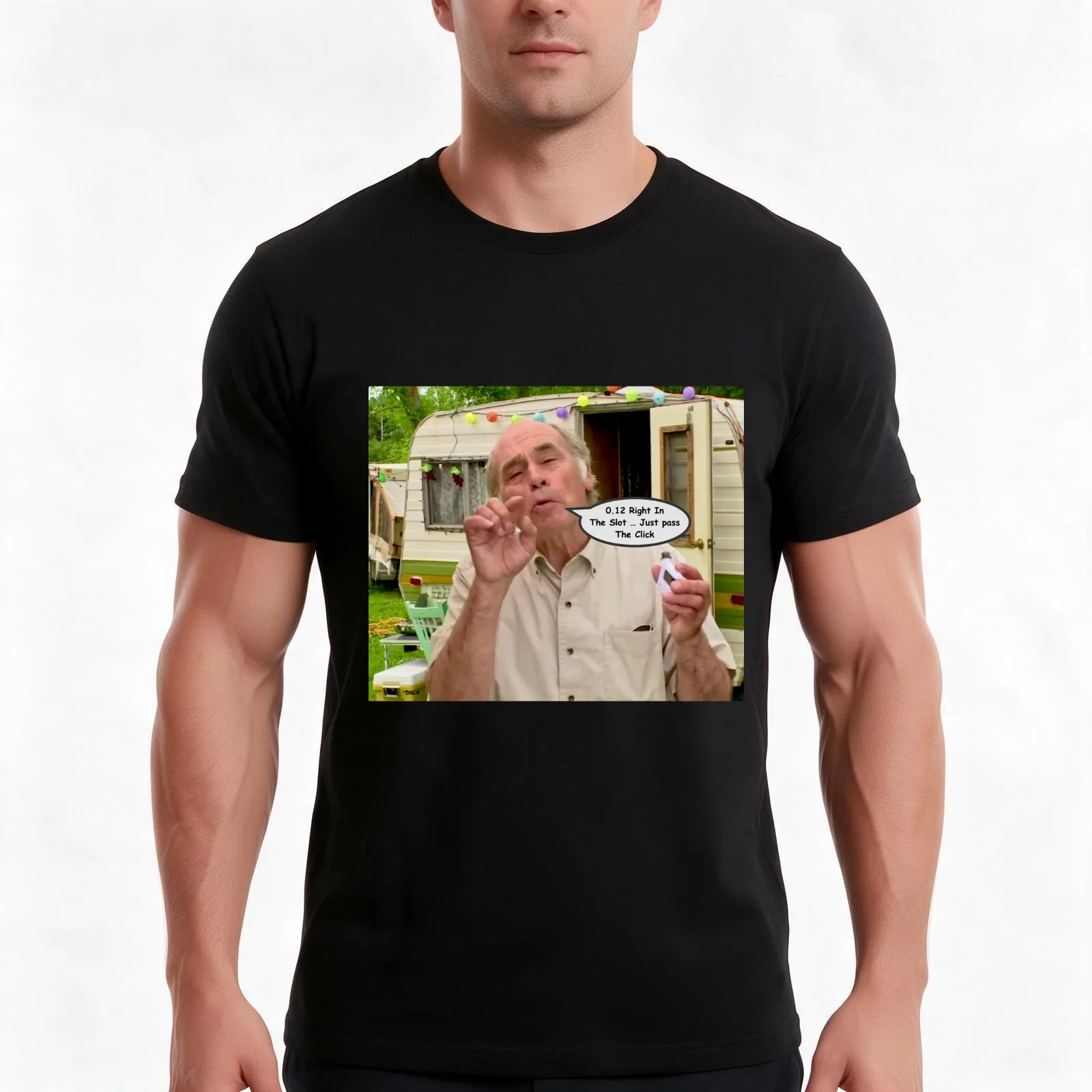 0.12 Right In The Slot …. Just pass The Click T-Shirt Summer Casual Cotton Tee Oversized Streetwear Tops Vintage Graphic Print