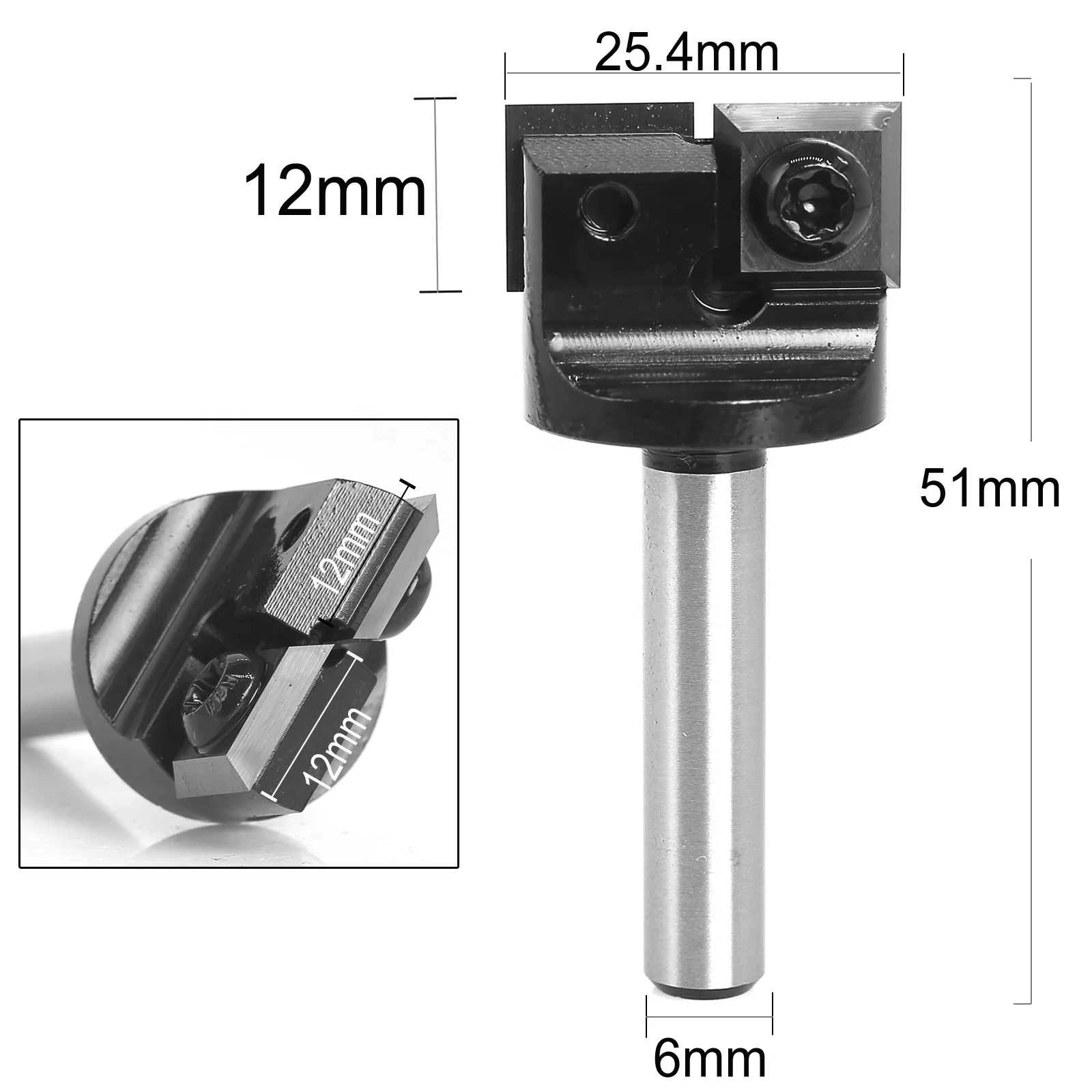Spoilboard Surfacing Router Bits 1/4