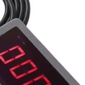 AC 110V-230V 4-Digit Red LED Digital Motor Tachometer RPM Meter With Hall Sensor For NPN For Proximity Switch Industrial Automat