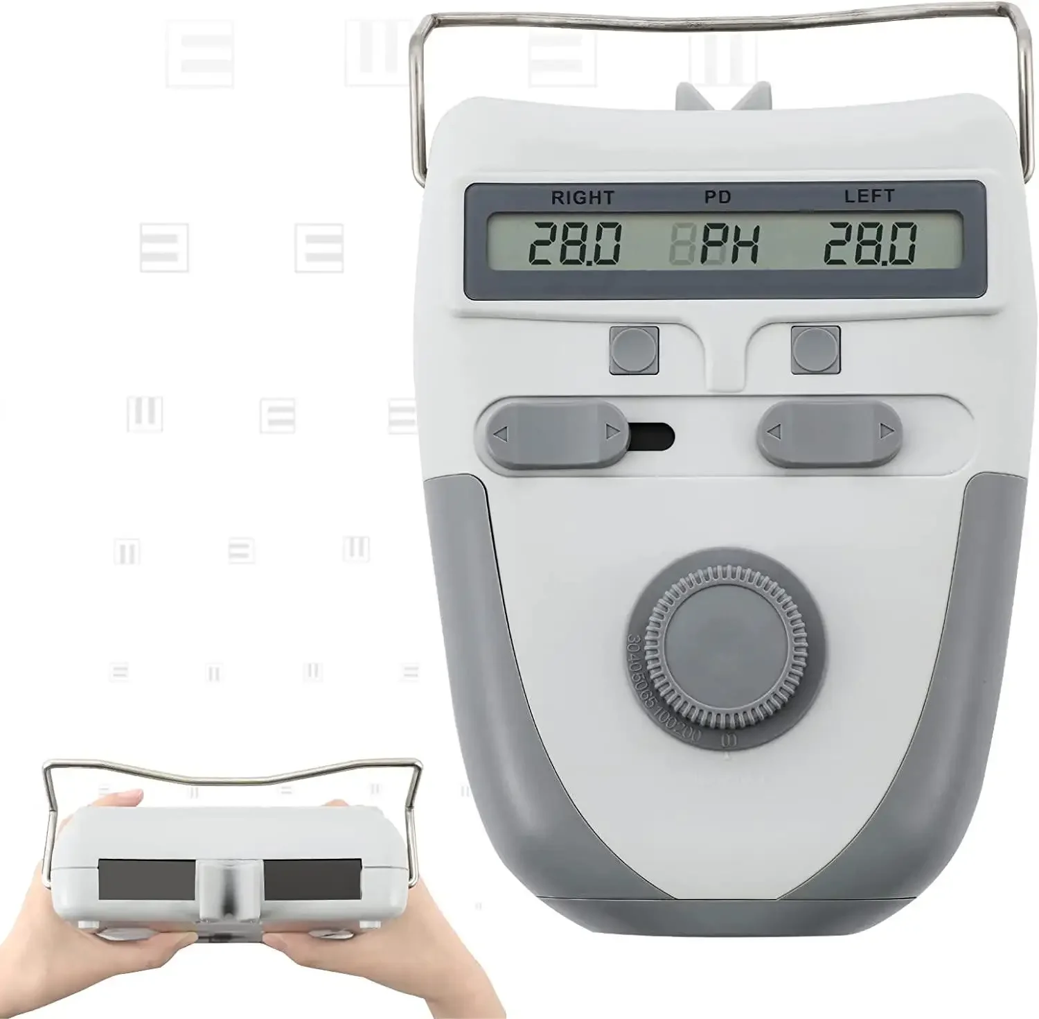 Optical Pupilometer 46-82mm Digital PD&PH Meter LCD Display Pupil Height/Distance Meter CE Approved