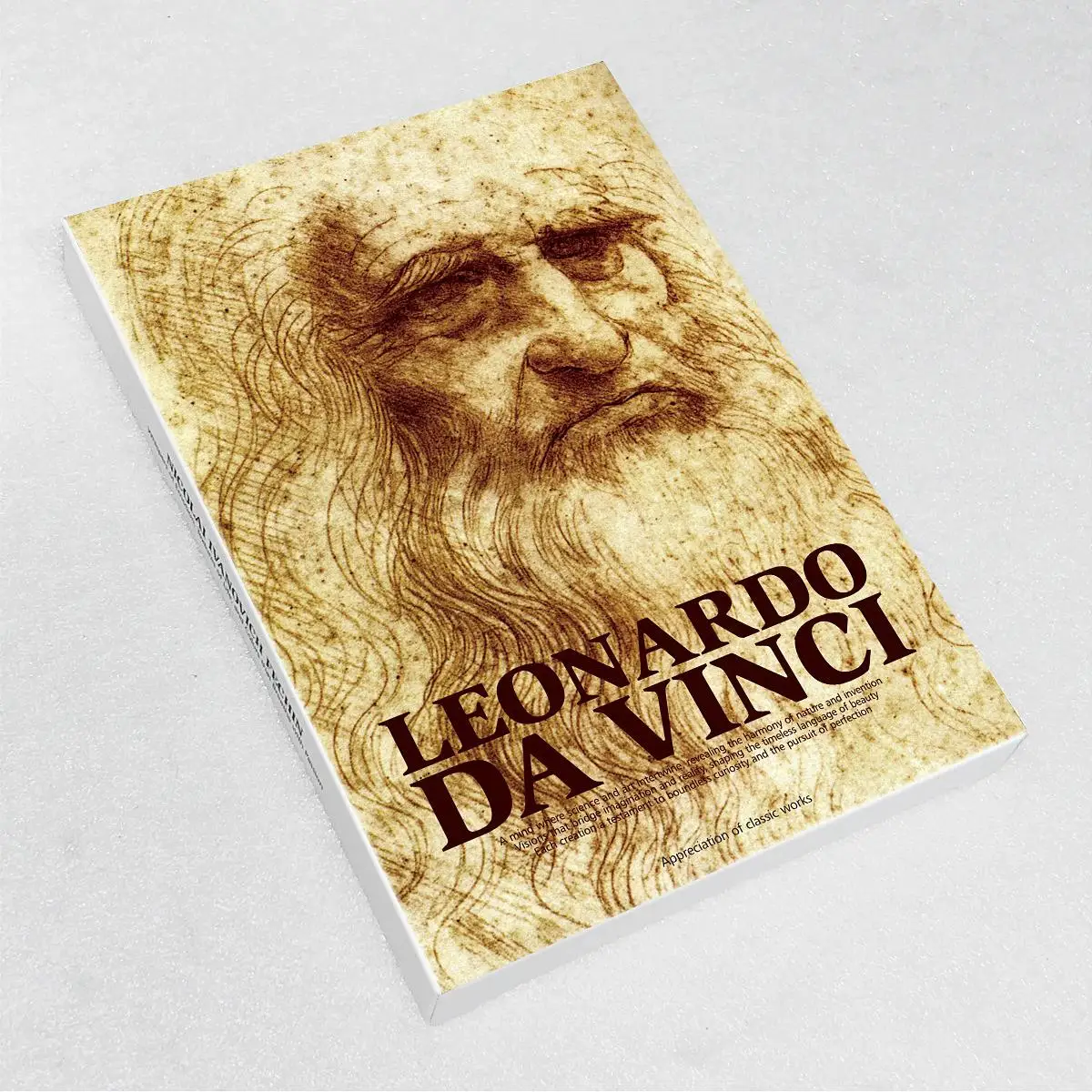 

Набор открыток с эскизами и рукописями Леонардо да Винчи, 30 шт. — классические карточки-портфолио с произведениями искусства для любителей искусства