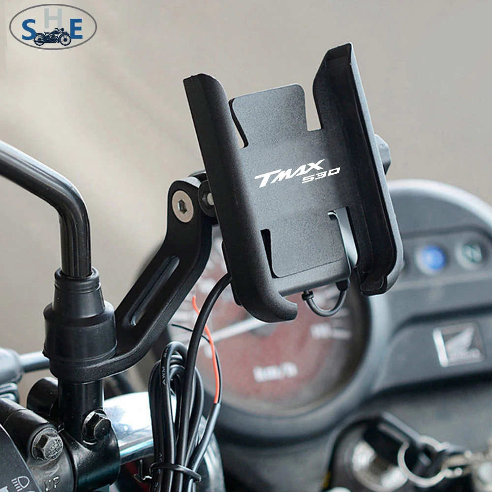 TMAX530 For YAMAHA TMAX500 TMAX530 DX/SX TMAX560 T-MAX 500 530 560 Motorcycle Handlebar Mobile Phone Holder GPS Stand Bracket