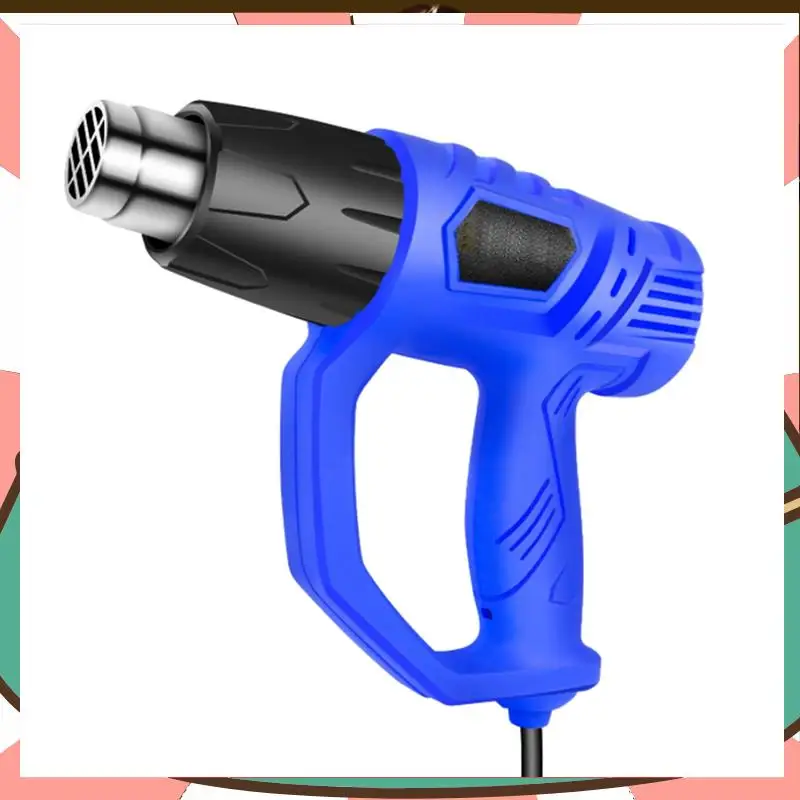 

Three-Nozzle Hot Air Gun Dual Speed Adjustable Heat Gun For DIY, Paint Stripping, Shrinking PVC, Drying Crafts EU Plug-[A59T]