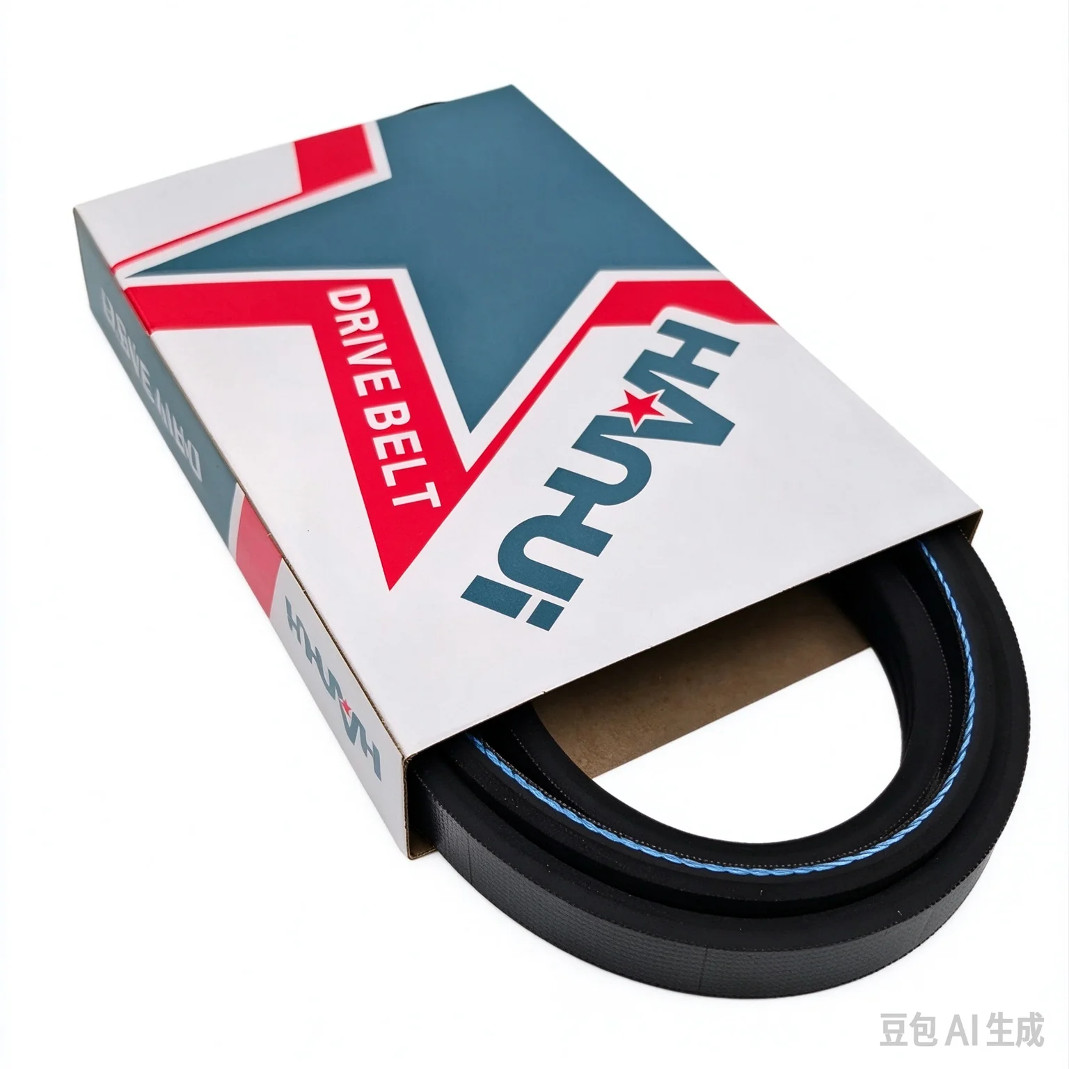 HANUI 4PK1050 Automotive Serpentine Belt, 4 Ribs Multi V Drive Belt