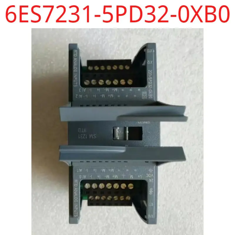 used test ok real 6ES7231-5PD32-0XB0 SIMATIC S7-1200, Analog input, SM 1231 RTD, 4xAI RTD module