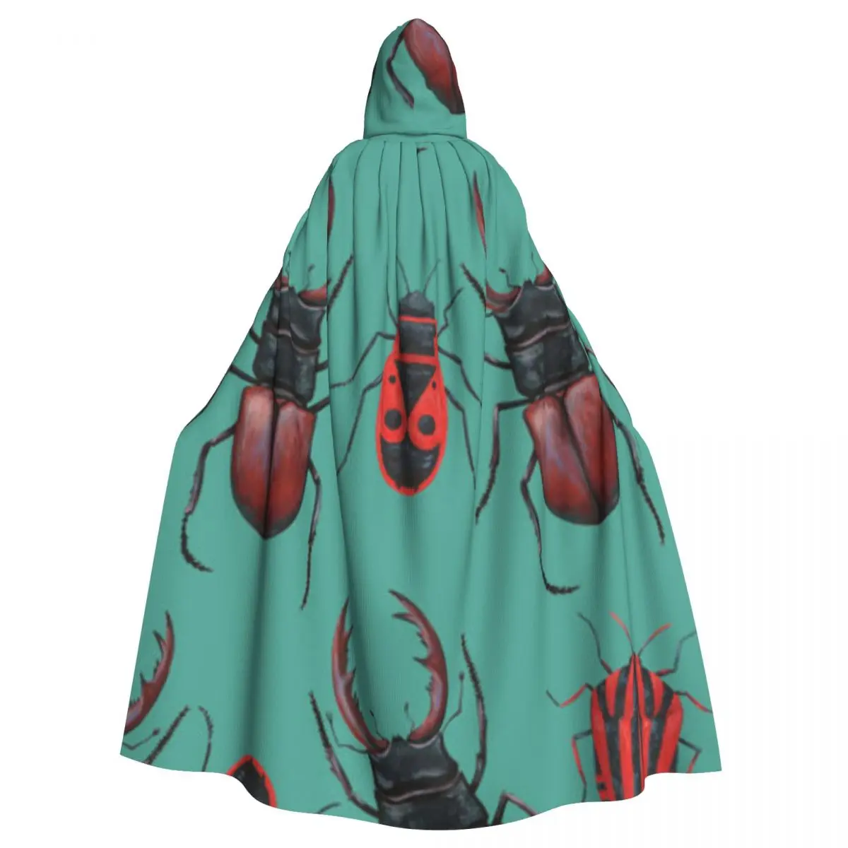 Unisex Adult Stag Beetles Cloak with Hood Long Witch Costume Cosplay