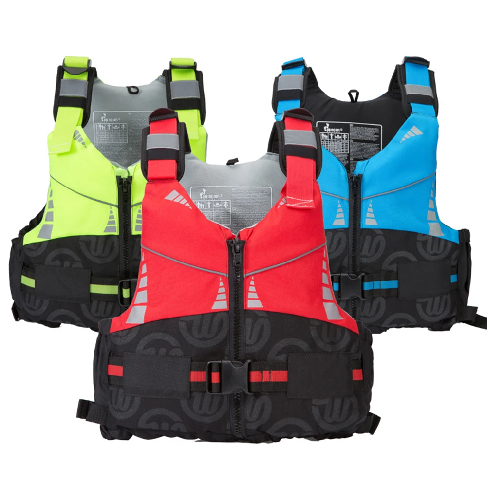 

Professional Life Jacket for Adults, Large Buoyancy Vest, Portable Water Sports, Swimming, Kayak, Rafting, Boating, Surfing