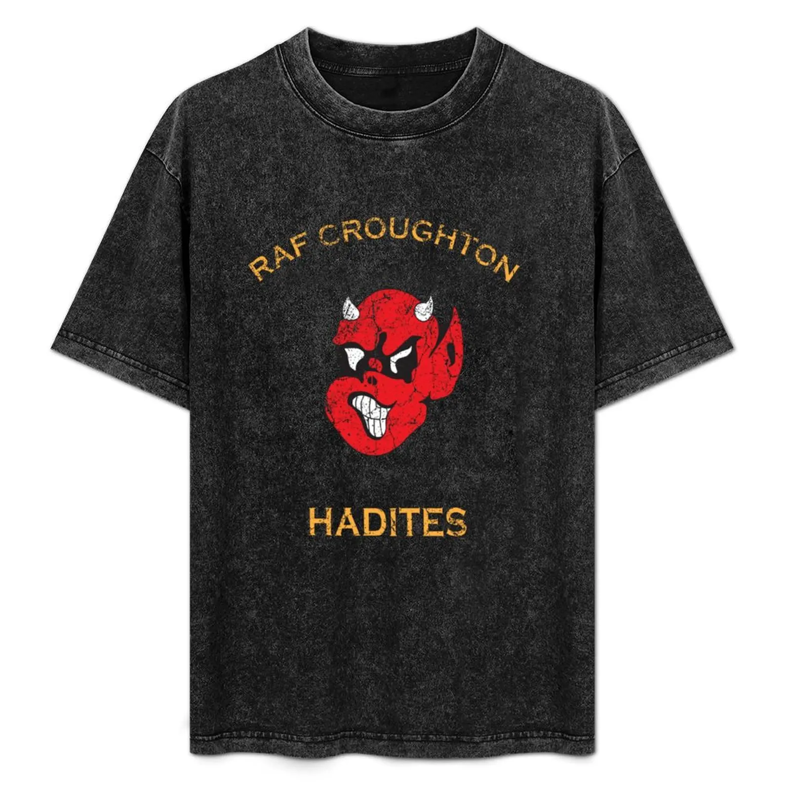 Croughton Hadites T-Shirt Aesthetic clothing oversizeds t shirt men 100℅ cotton