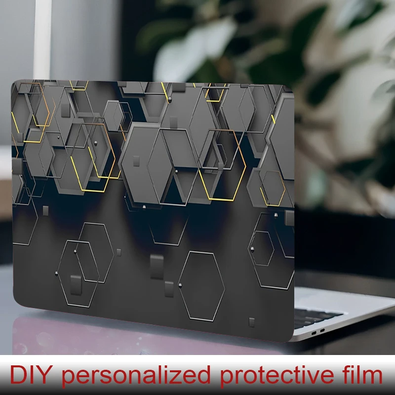 

2 наклейки для ноутбуков, защитная пленка, наклейка для самостоятельной установки, устойчивая к царапинам.