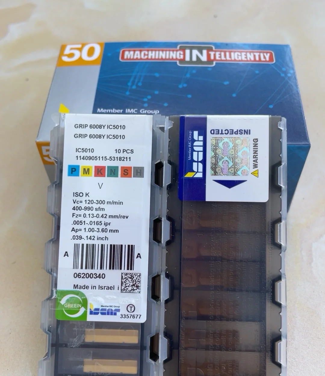 

Hard alloy cutting blades GRIP 6005Y IC830