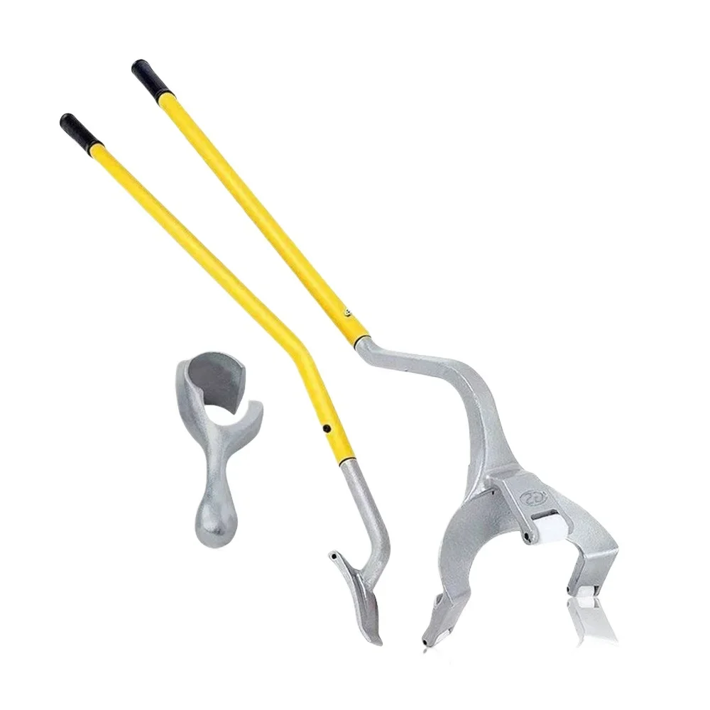

Tire Mount Demount Tool 17.5"-24.5" Manual Steel Tire Changer Mount Demount Removal Tool Tire Changing Tools Tubeless