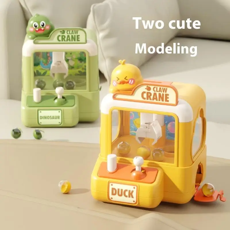 1 Set Duck Cartoon Grab Ball Game For Toddlers Kids Mini Claw Machine Toy Fun Candy Claw Crane With Easy Controls