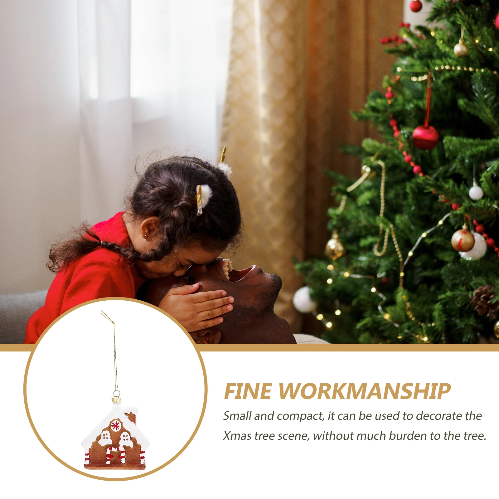 

Christmas Decors Gingerbread Pendant Christmgingerbread Ornaments Pendants Acrylic