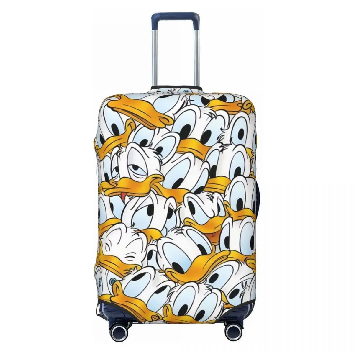 

Funny Donald Duck Collage Luggage Cover Elastic Travel Suitcase Protective Covers Suit For 18-32 inch