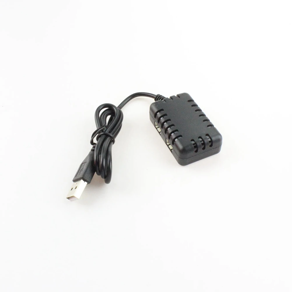 2 IN 1 7.4V 1000Mah x 2 XH-3P Chargeur USB Rapide pour 144001 124019 12428 284131 K989 K969 XK K130 RC Voiture Avion