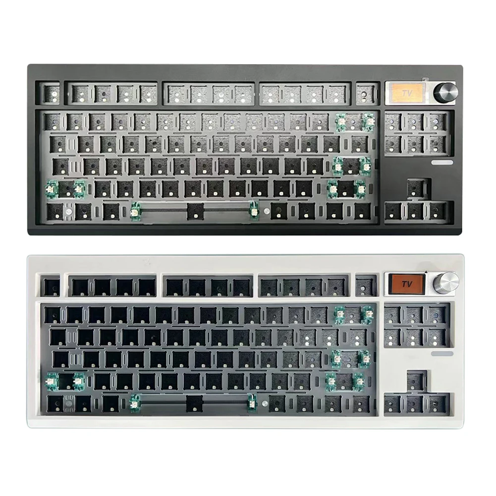 

Механическая клавиатура GMK87, игровая клавиатура с программируемой беспроводной клавиатурой, Bluetooth-Совместимость/2,4 ГГц/Type-C для Win/Mac