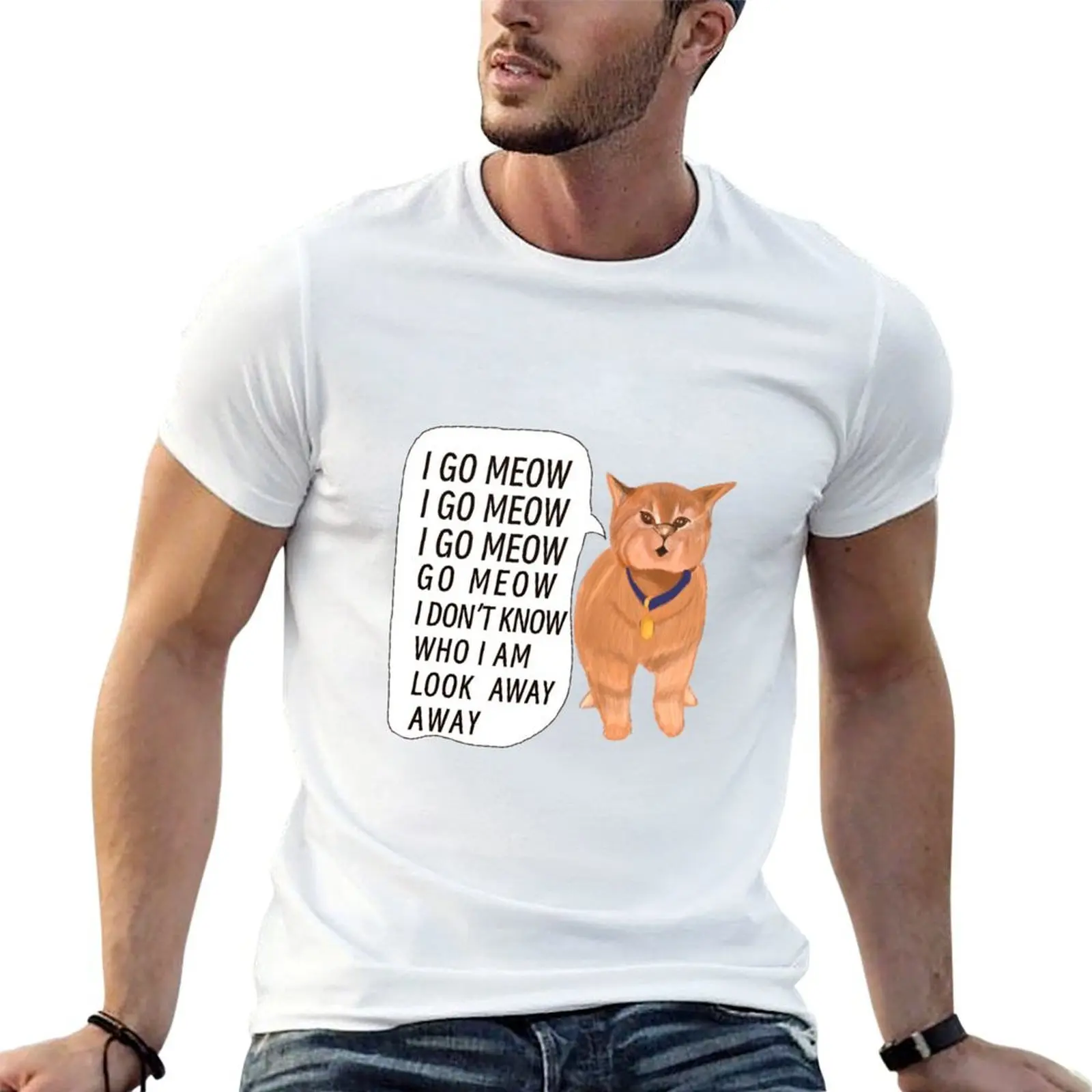 I Go Meow Cat Singing T-Shirt luxury t-shirt sweat mens t shirt graphic