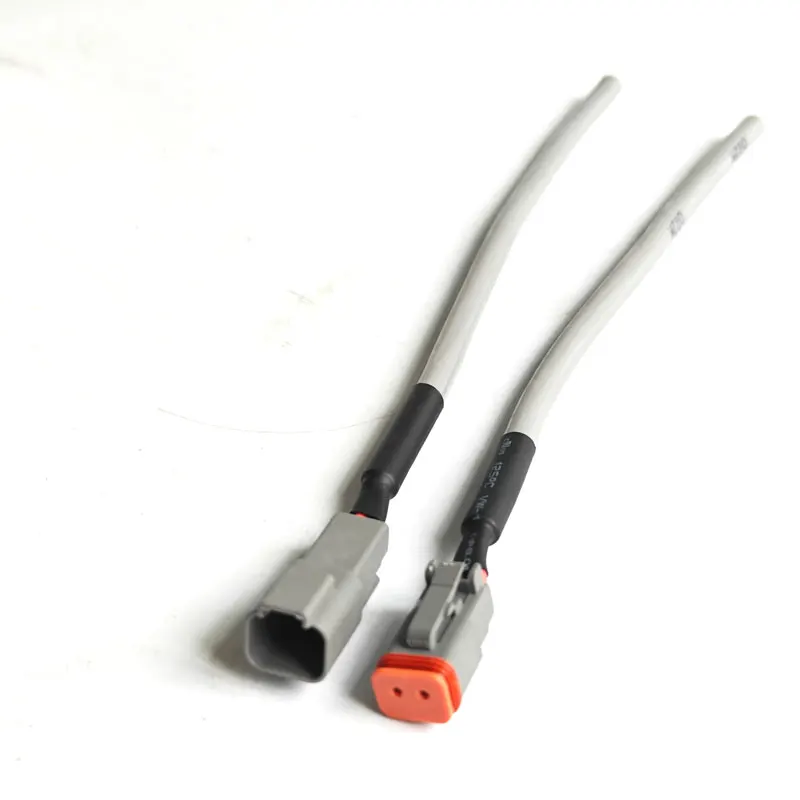 Excavator boom light plug wire (suitable for Sany, Sunward, XCMG, Longgong, Liugong) loader roof light connector