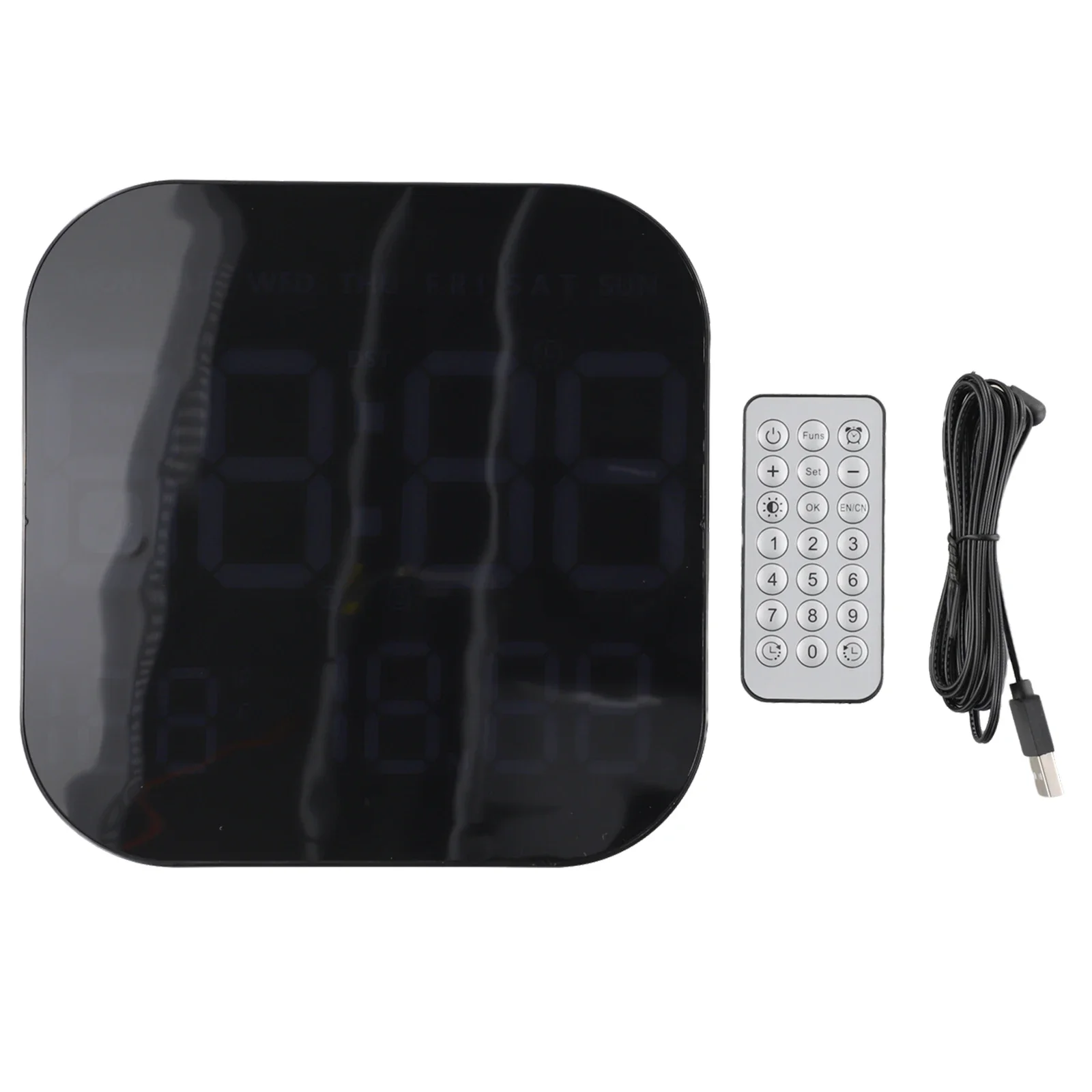

Alarm Clock Office Use Digital Wall Clock Desktop Clock Automatic Sensitivity Same Screen Display Timing And Countdown