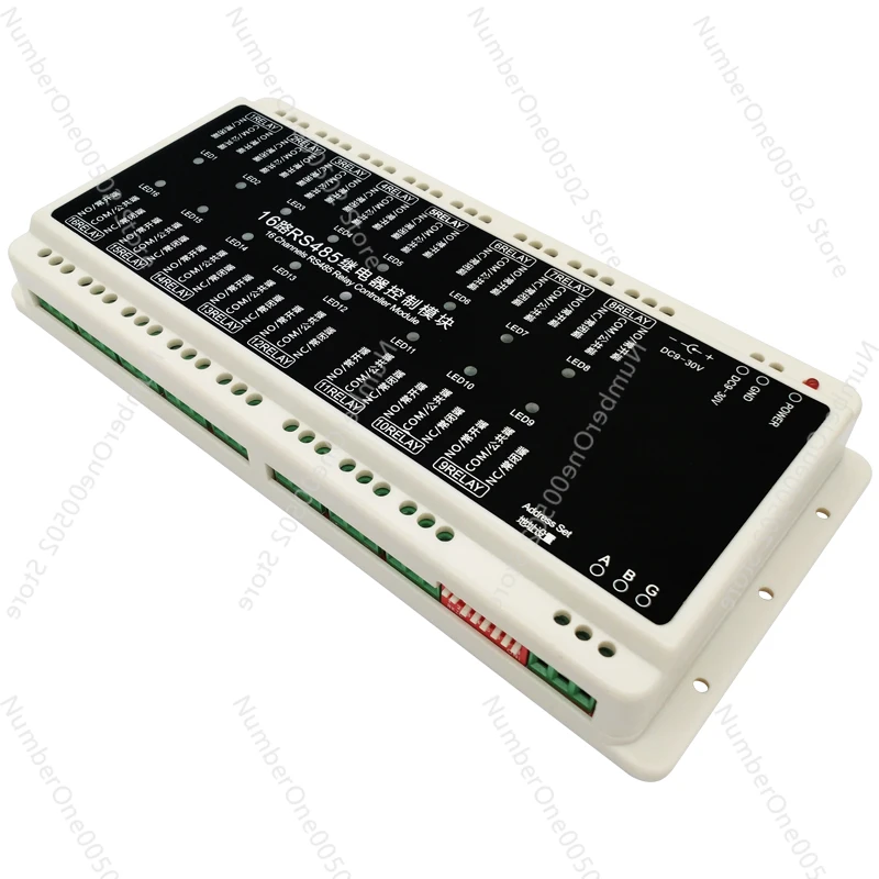 Industrial-Grade 16-Way RS485 Communication Relay Controller Module PLC Automatic Intelligent Switch Monitoring