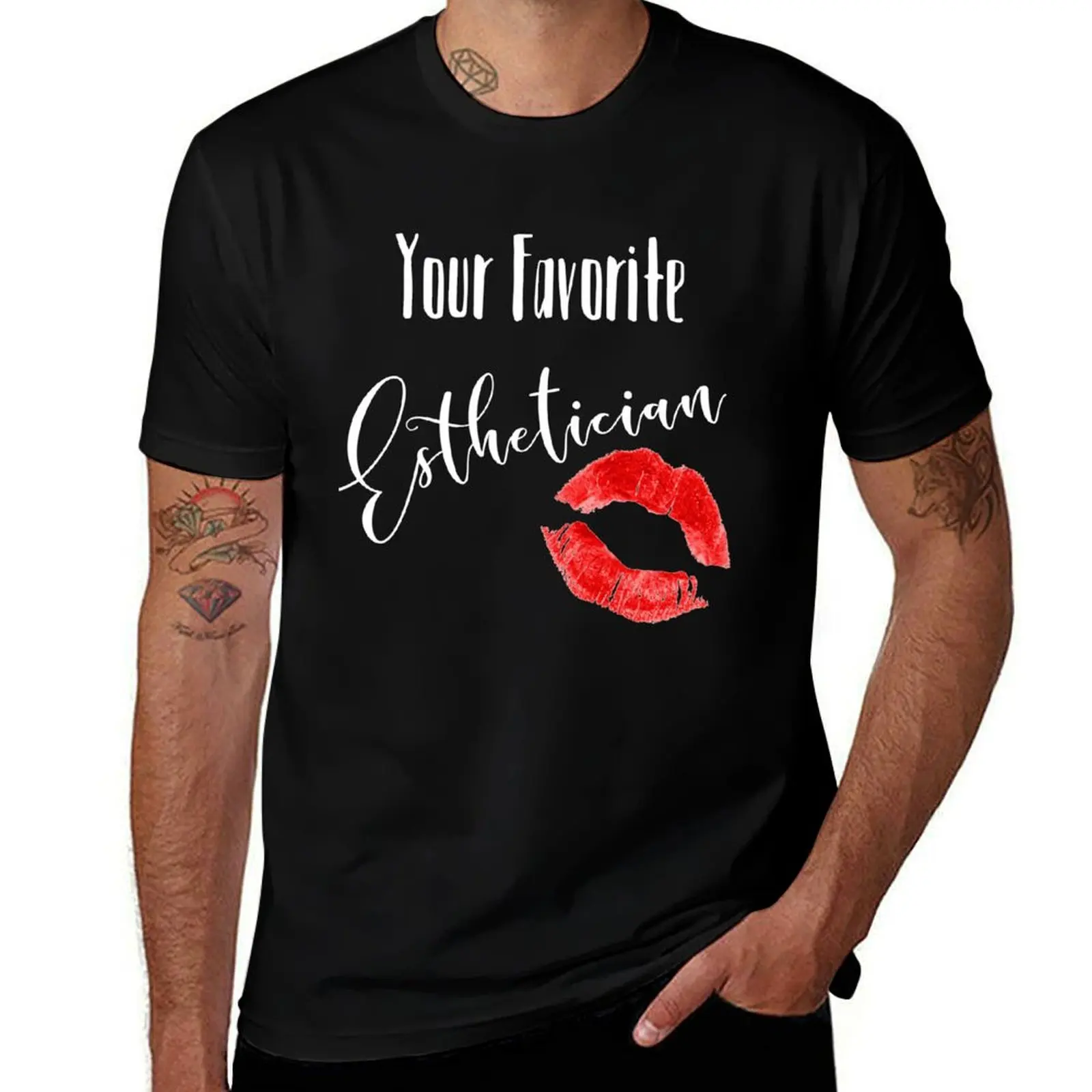 Esthetician T-Shirt Standard Fit Solid Tee Shirt T-Shirt