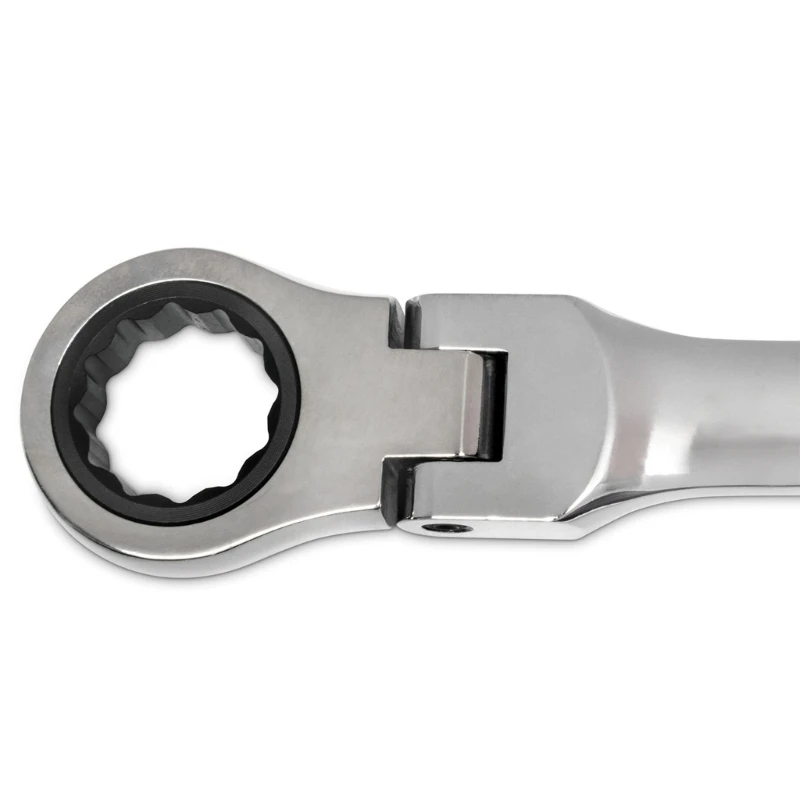 Convenient Ratchet Tool Flexible Head Ratcheting Wrench 5°Movement & 72Teeth for DIY Projects and Mechanical Repairs