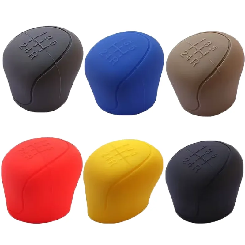 

Car Silicone Gear Shift Knob Cover High-quality Multicolored Non-Slip Handle Protective Covers Auto Interior Accessories