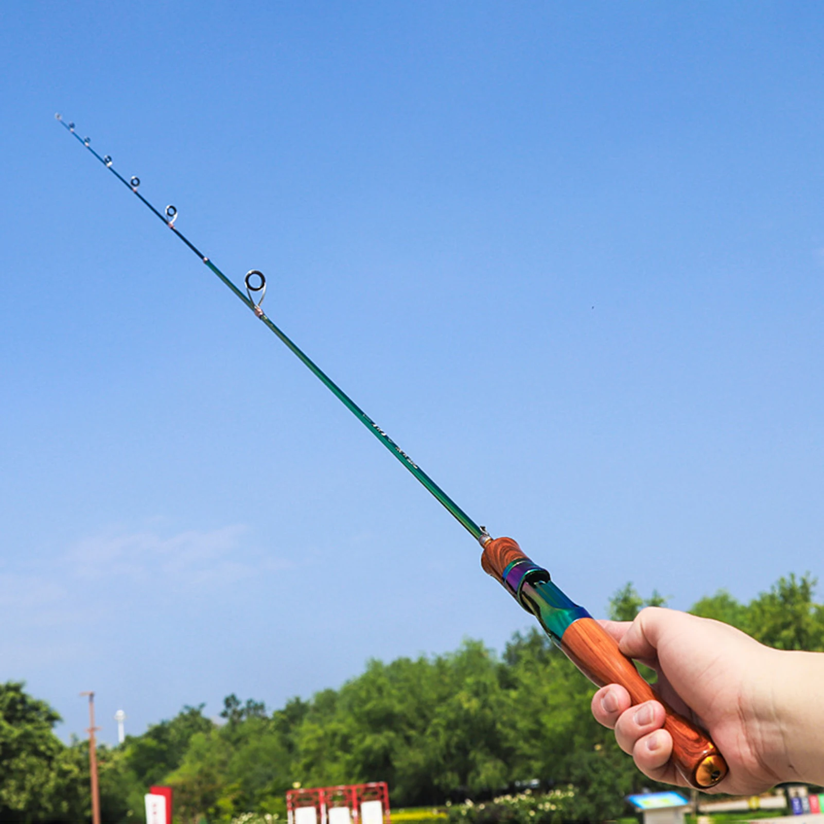 

1.6m Portable Fishing Rod Telescopic Ultra Short Carbon Fiber Fishing Pole For Freshwater Saltwater Outdoor Fishing Accessories
