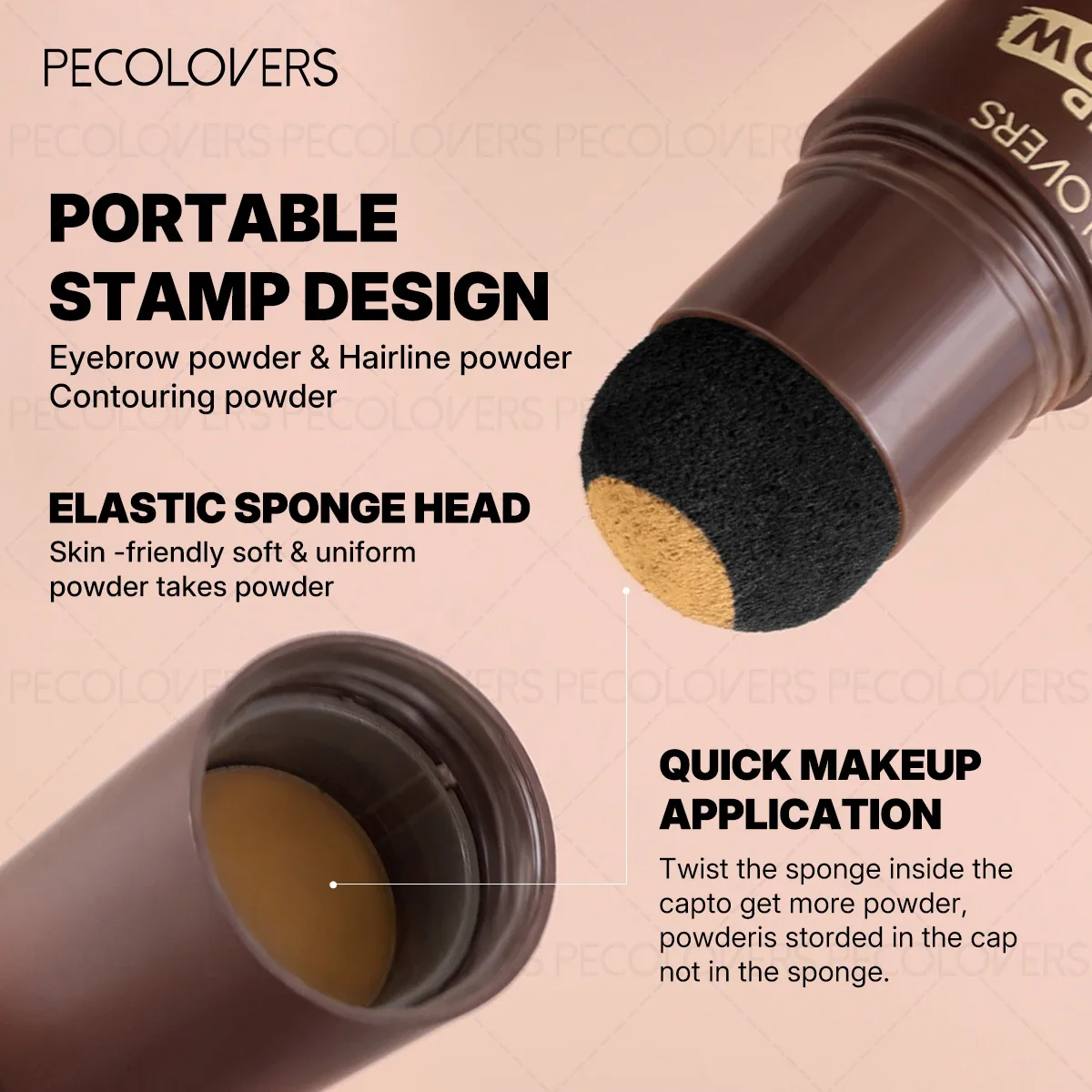 1pc Waterproof Smudge-Proof Dual-Ended Eyebrow Dye Cream - Easy to Apply, Long-Lasting, Versatile for All Skin Types