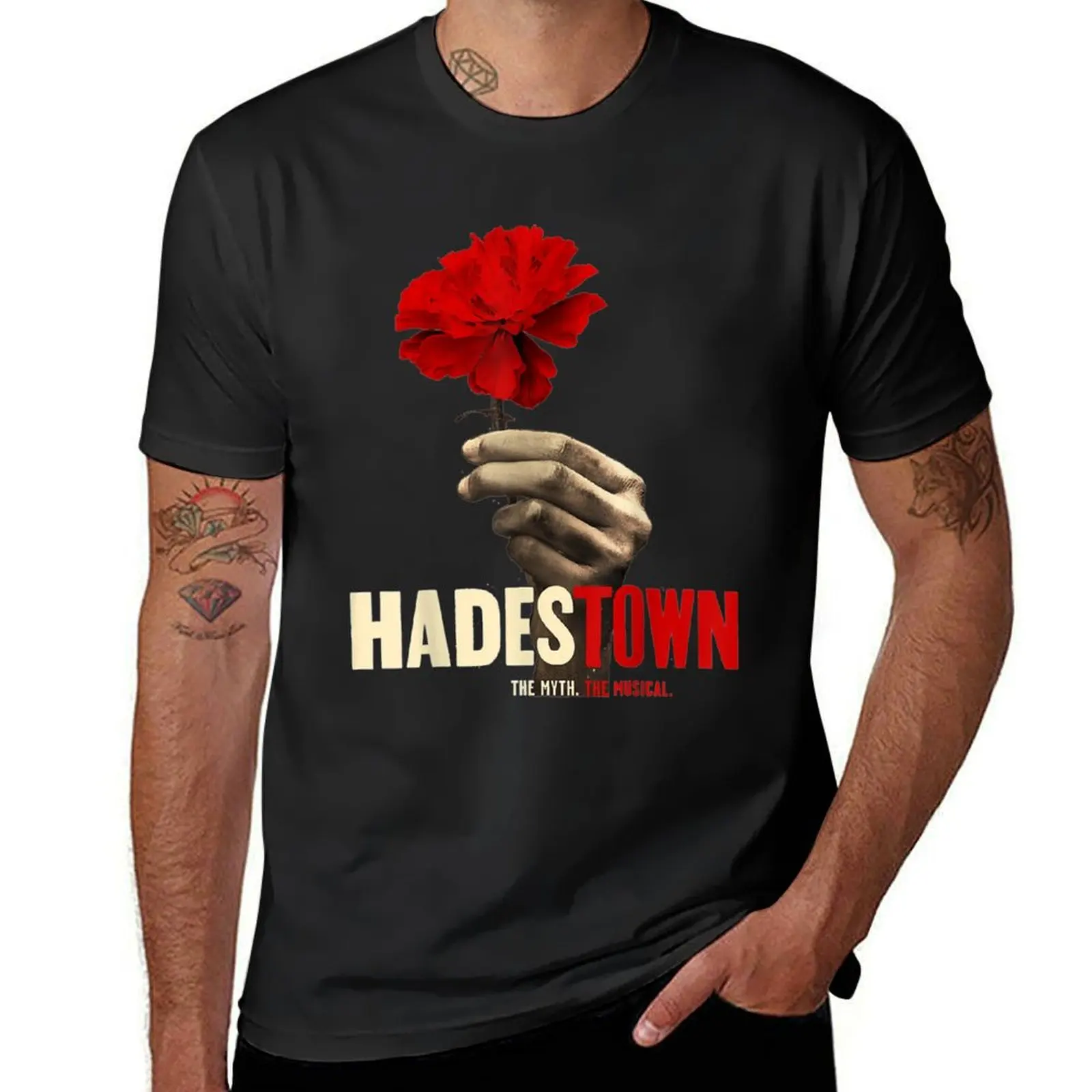 

Hadestown - Hadestown flower - Hadestown The Musical - Broadway Musicals Hades Town Flower T-Shirt tees sweat shirts, men