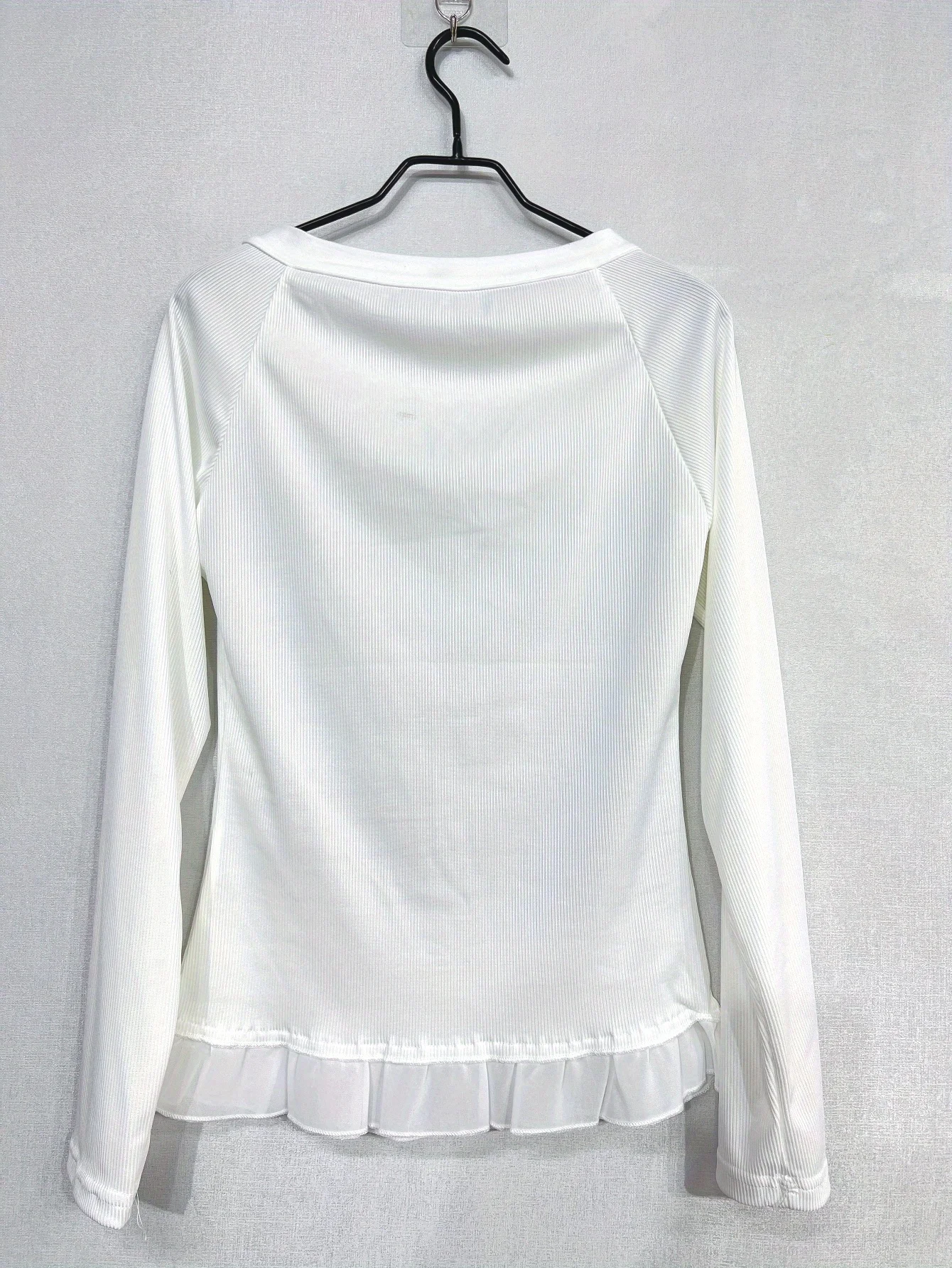 Y2k Emo Damen Streetwear Musiknoten-Grafik Acubi T-Shirt Tops Langarm Ästhetik Harajuku Goth Grunge 2000er Alt Kleidung – Detail 4