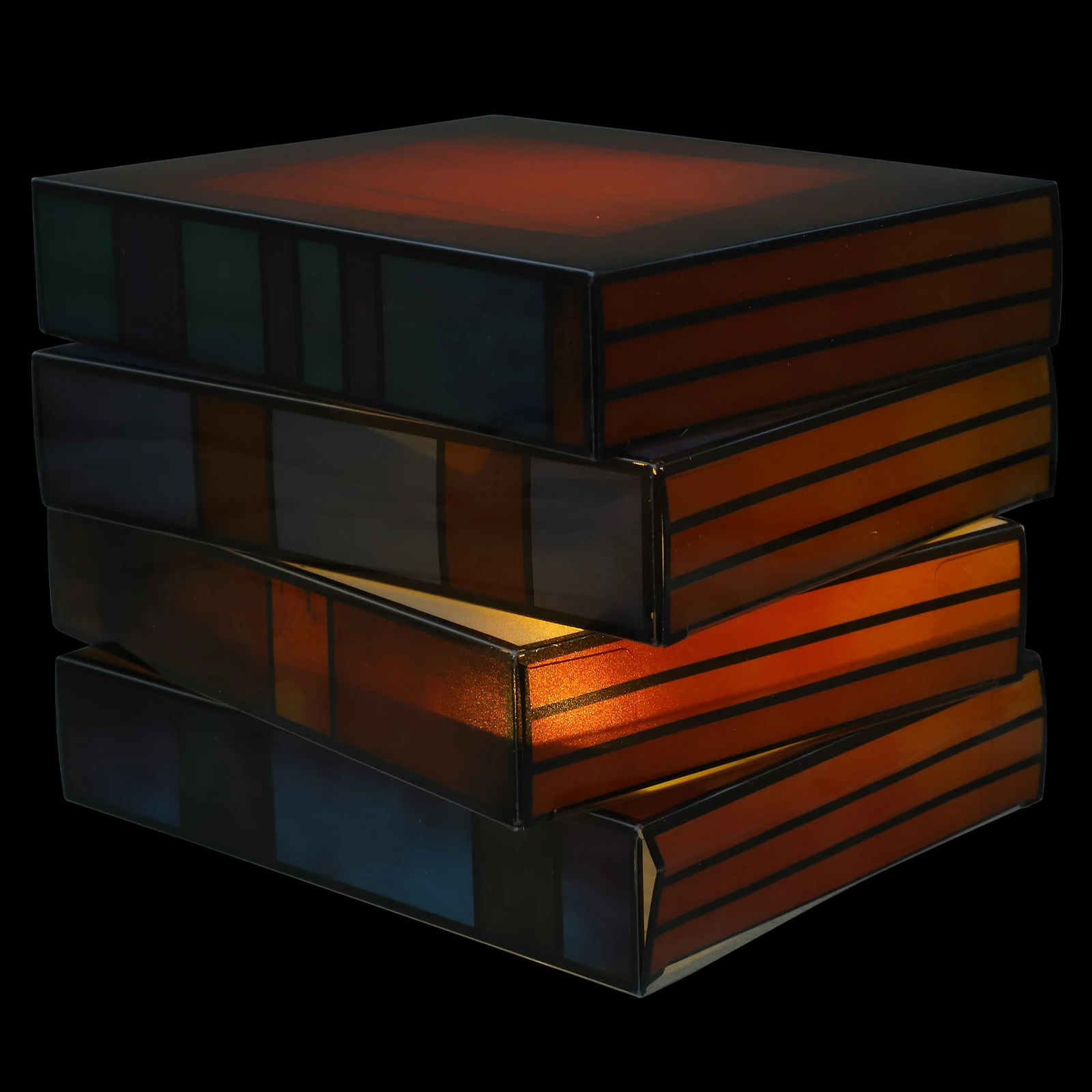 

Book Desk Lamp Stacked Books for Living Room Table Light Crafts Bedside Lamps Bedroom Resin Decorative