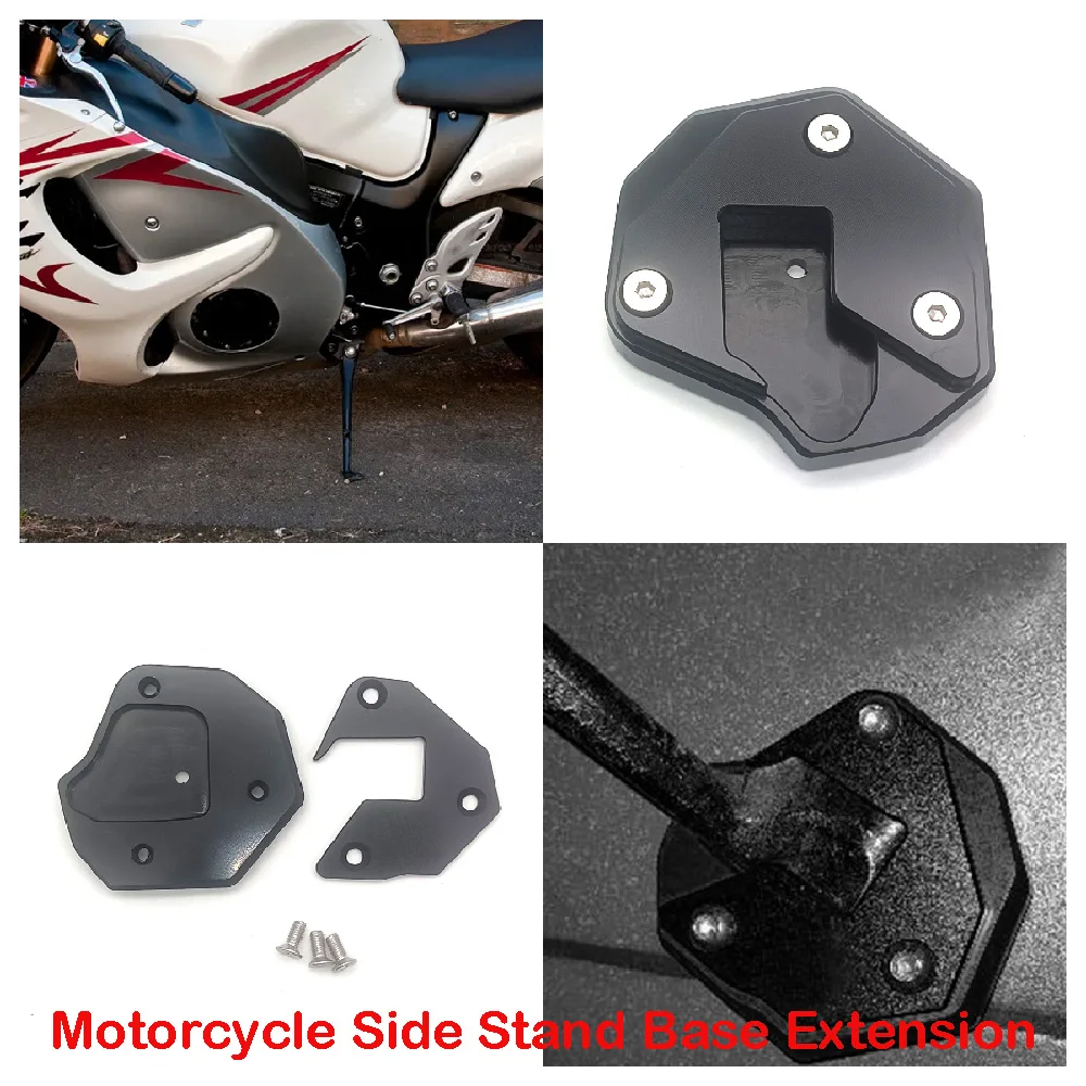 

Fit for Suzuki GSX1300R GSX 1300R Hayabusa ABS GSXR1300 2008-2021 Motorcycle Side Stand Enlarger Extender Base Extension Widener