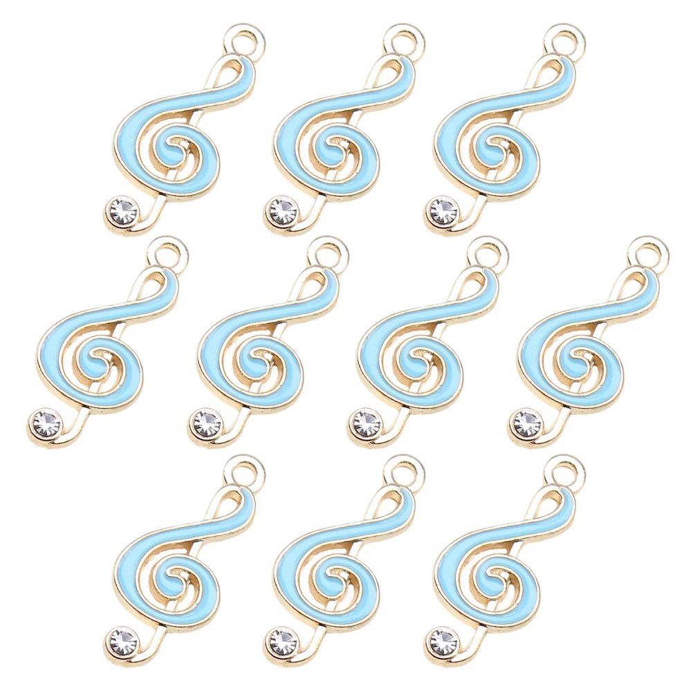 

10Pcs Metal Music Note Charms Durable Musical Symbol Charms DIY Jewelry Making Craft Supplies Necklace Bracelet