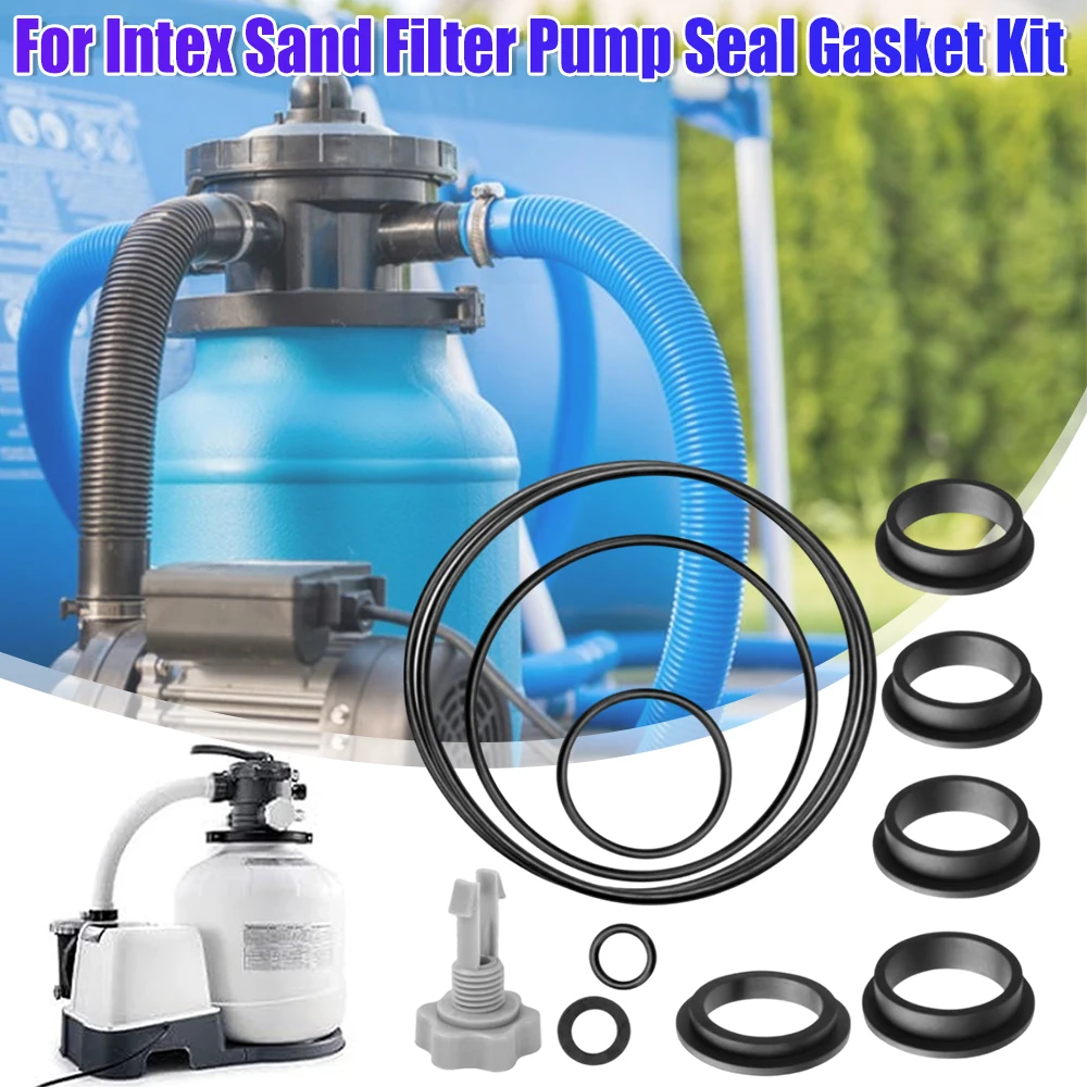 Sand Filter Pump Seal Gasket Parts Replacement Repair Set for Intex Sand Filter Pump Seal Gasket Kit Replacement Repair Set