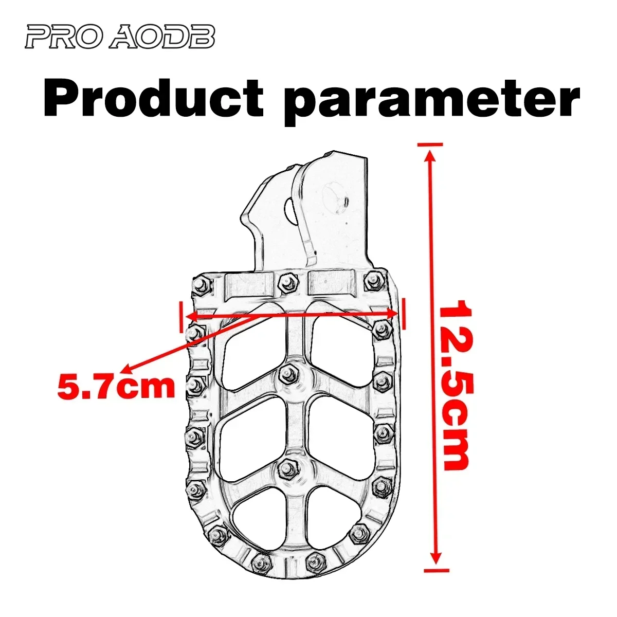 For Surron Light Bee X/S and Talaria SUR RON CNC Aluminum Footrest Footpegs Foot Pegs Pedal Off-Road Electric Vehicle Dirt Bike